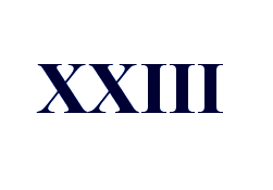 XXIII